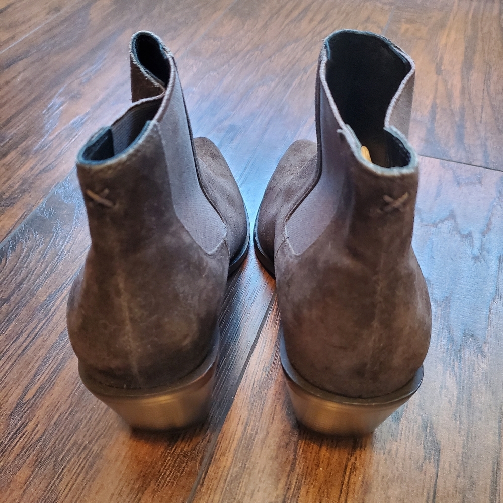 Rag & Bone Razor Chelsea Suede Booties - Picture 3 of 11